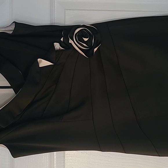 Jax knee-length black evening dress, size 8 - Picture 4 of 8